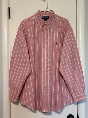 Ralph Lauren Polo Men's Vintage Stripe Button-Down Blake Oxford Shirt XXL/2XL